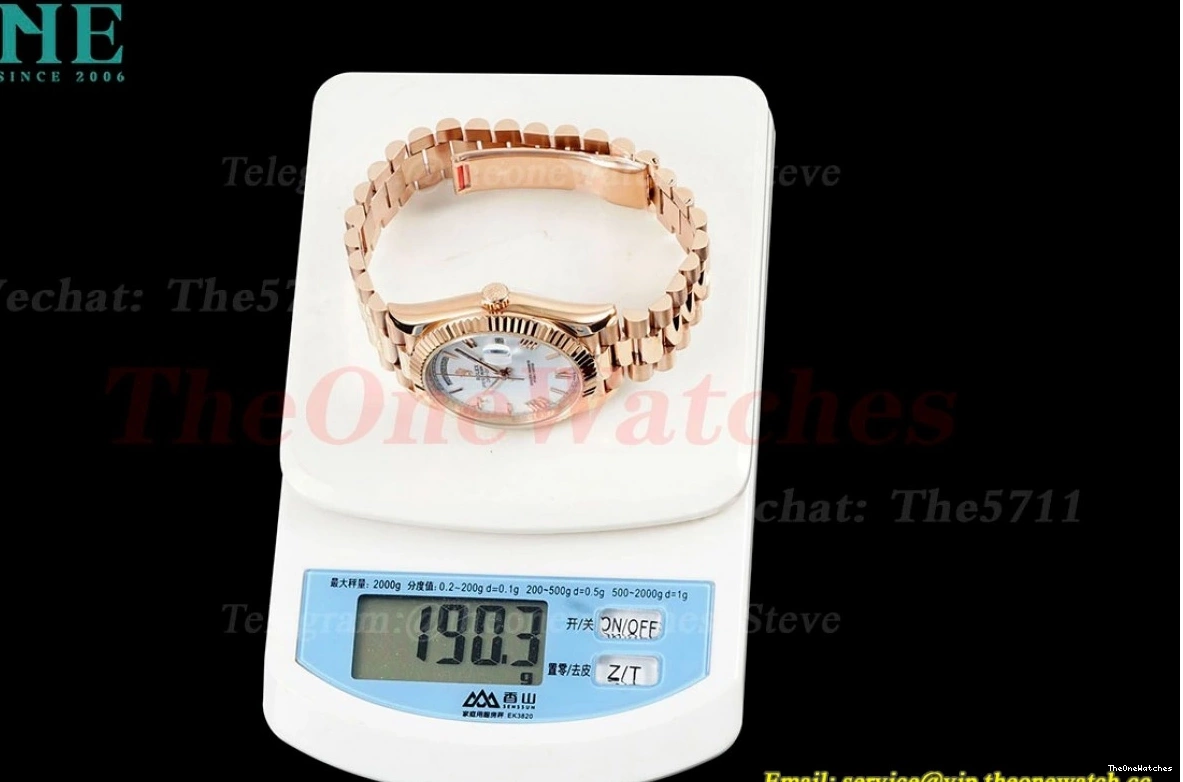 DayDate RG Weight) White 40mm RG KF Rmn 228235 VR3255(Gain 0524